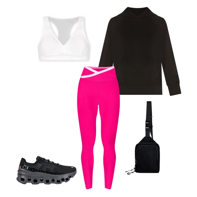 BEIS The Sport Sling in Black REVOLVE