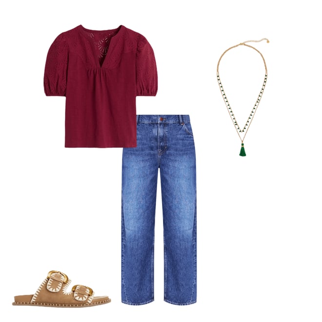 1st bundle featuring 3 items which compliment Dolly Broderie Top