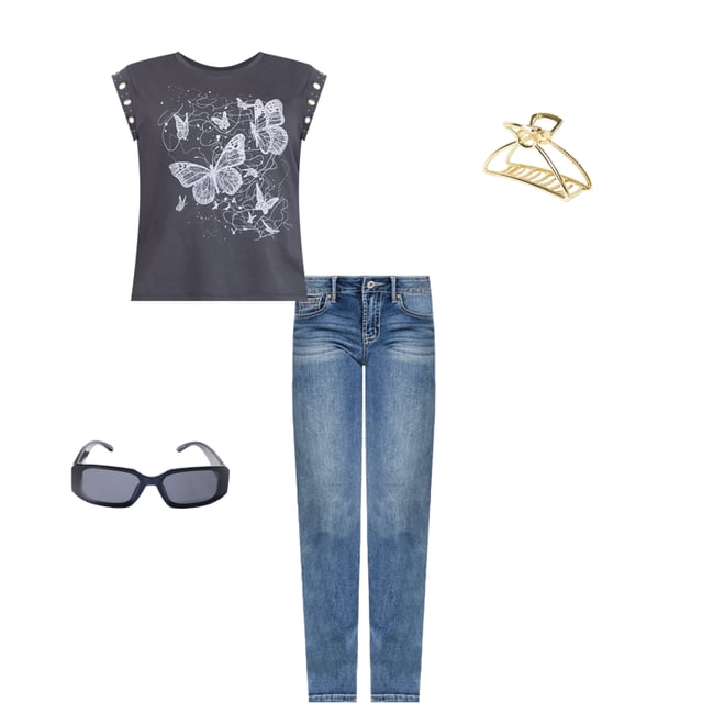 3rd bundle featuring 4 items of womens top engaged jeans gallery