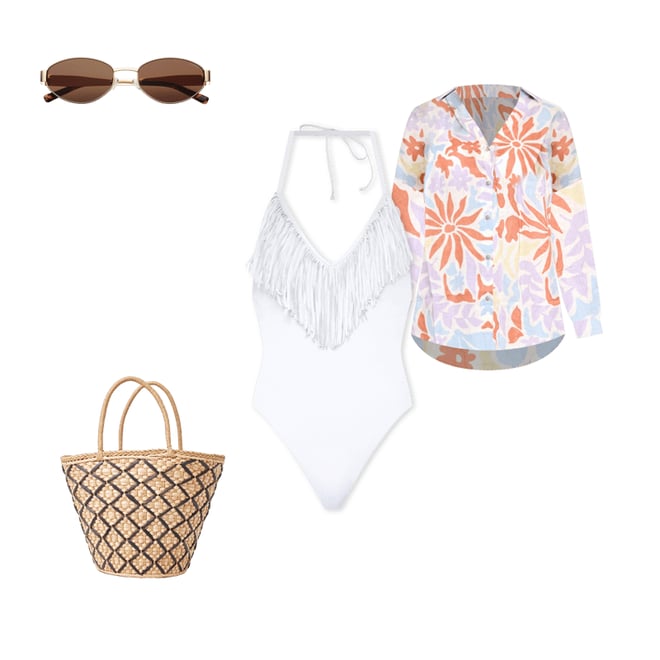 ◆ept◆ DIVE LE WHITEGUM EP0SN1DL05001 Product | LSPACE Desert Days One Piece Swimsuit - White