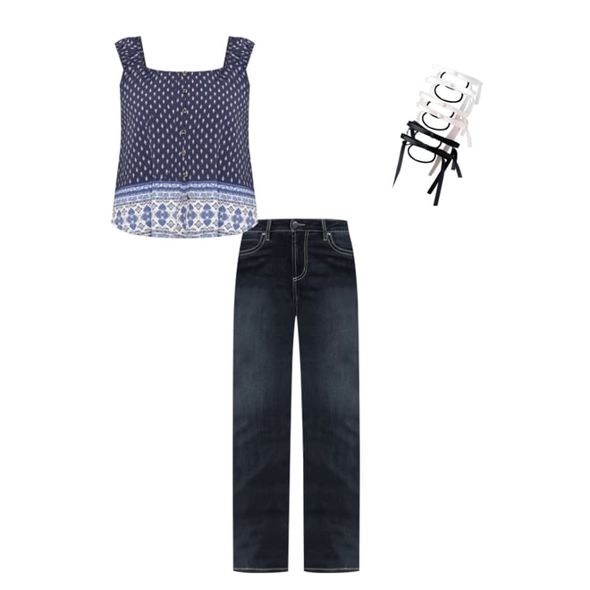 6th bundle featuring 3 items of womens top engaged jeans gallery