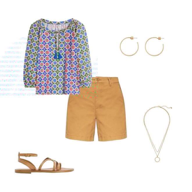 1st bundle featuring 4 items which compliment Blouson Sleeve Raglan Top