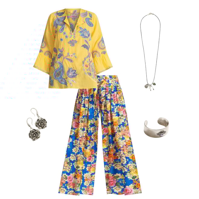 Buy RUFFLE SLEEVE BLOUSE | Johnny Was