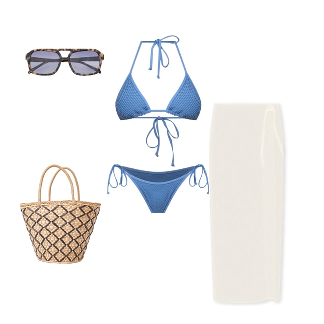5th bundle featuring 4 items which compliment Soliel Sarong Skirt