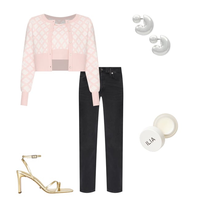 3rd bundle featuring 4 items which compliment Lana Mid Rise Straight