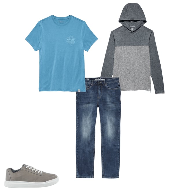2nd bundle featuring 3 items which compliment  Ronan Canvas Sneaker - Grey