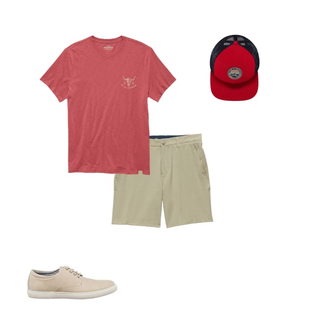 1st bundle featuring 3 items which compliment  Mountaineering Trucker Hat - Red