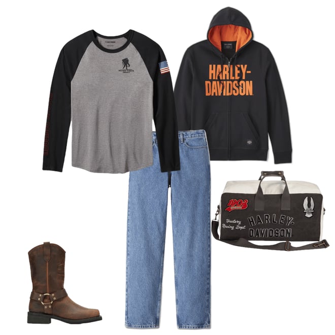 Men's Hustin West Casual Boot - Brown | Harley-Davidson USA Men's Hustin West Casual Boot - Brown | Harley-Davidson USA