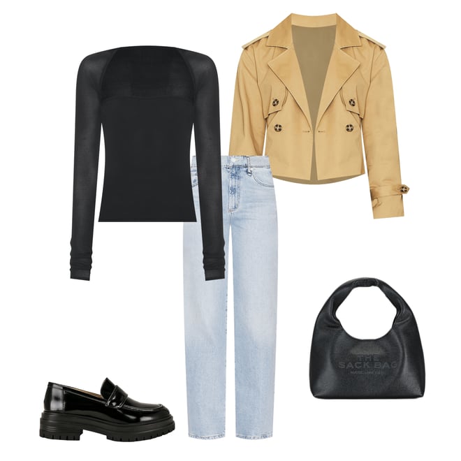 1st bundle featuring 4 items which compliment The Cropped Charles Trench Coat