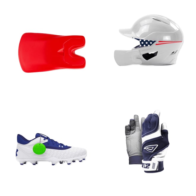 Under Armour Senior USA Converge Batting Helmet w/ Jaw Guard
