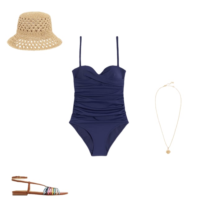 2nd bundle featuring 3 items which compliment Multi Strap Flat Sandal