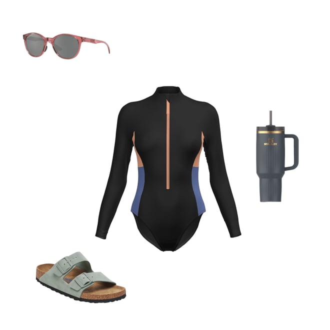 Speedo Women's Long Sleeve Colorblock Zip One Piece | Dick's Speedo Women's Long Sleeve Colorblock Zip One Piece | Dick's