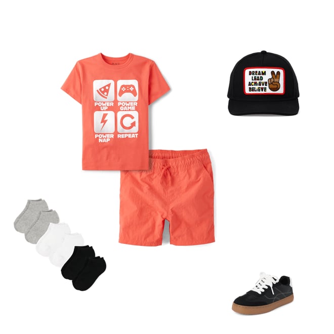 1st bundle featuring 4 items which compliment Boys Quick Dry Pull On Pool To Play Shorts