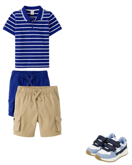 3rd bundle featuring 2 items which compliment Boys Striped Polo
