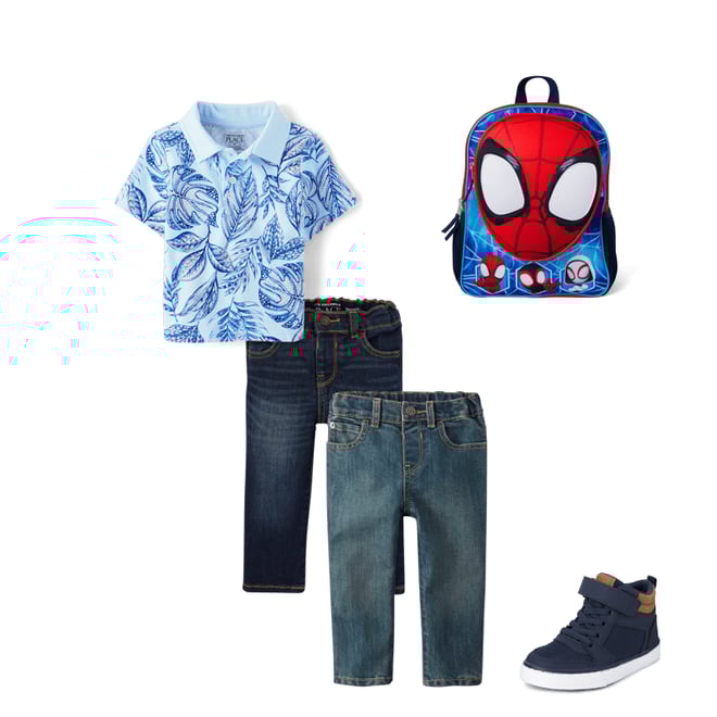 4th bundle featuring 3 items which compliment Baby And Toddler Boys Matching Family Tropical Polo