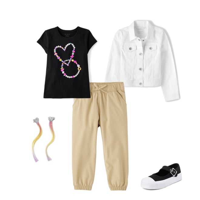 5th bundle featuring 4 items which compliment Girls Platform Mary Jane Sneakers