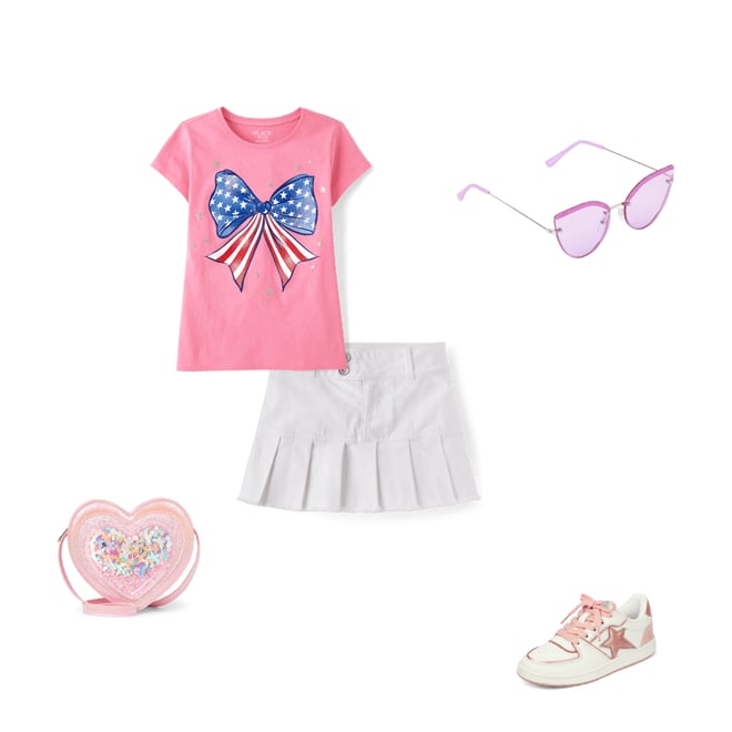 8th bundle featuring 4 items which compliment Girls Shakey Butterfly Heart Bag