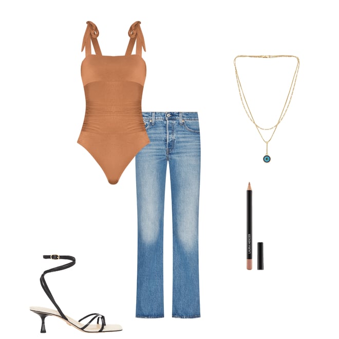 1st bundle featuring 4 items which compliment Wedgie Boot Jeans