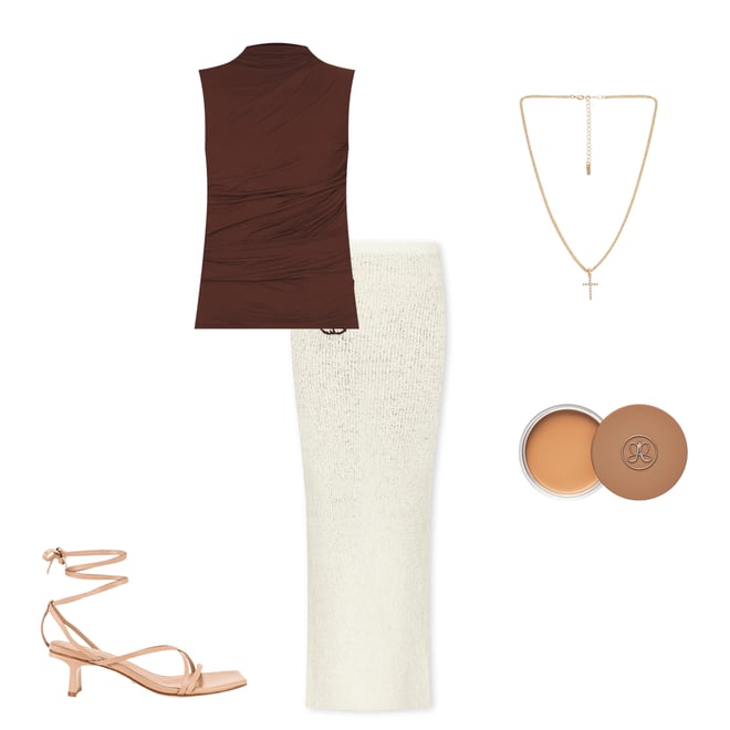 1st bundle featuring 4 items which compliment Camilla Skirt in Merino Alpaca