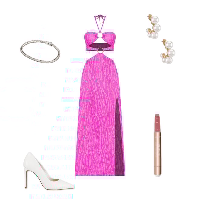 2nd bundle featuring 4 items which compliment Double Loop Bandeau Long Dress