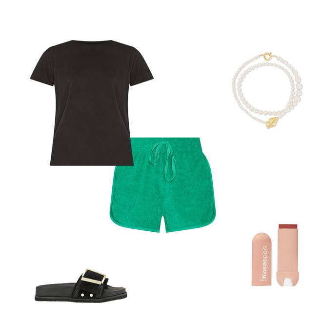 3rd bundle featuring 4 items which compliment Drawstring Dolphin Shorts