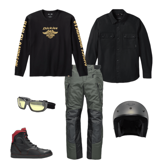 2nd ぷりっつセット☆ Men's H-D Operative 2.0 Riding Shirt Jacket | Harley