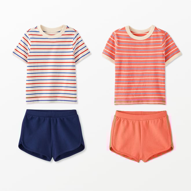 French Terry Dolphin Vent Shorts | Hanna Andersson