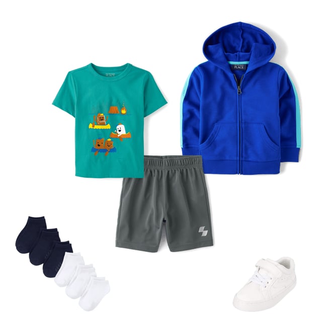 1st bundle featuring 4 items which compliment Baby And Toddler Boys S'mores Graphic Tee