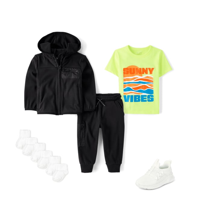 9th bundle featuring 3 items which compliment Toddler Boys Running Sneakers