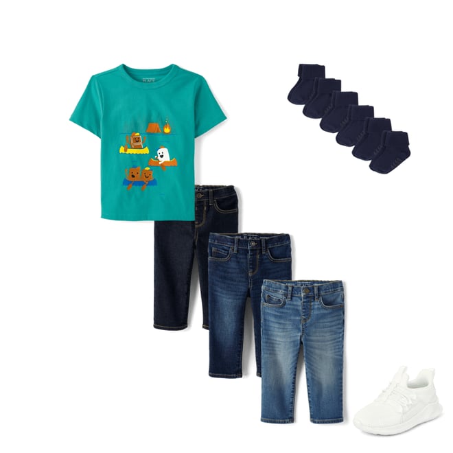 3rd bundle featuring 3 items which compliment Baby And Toddler Boys S'mores Graphic Tee