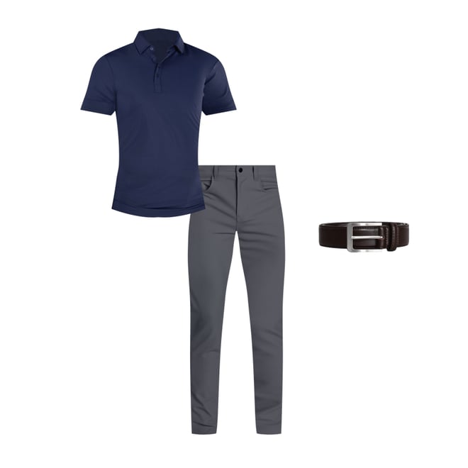 Athletic Fit Stretch Tech Chino - Charcoal Athletic Fit Stretch Tech Chino - Charcoal