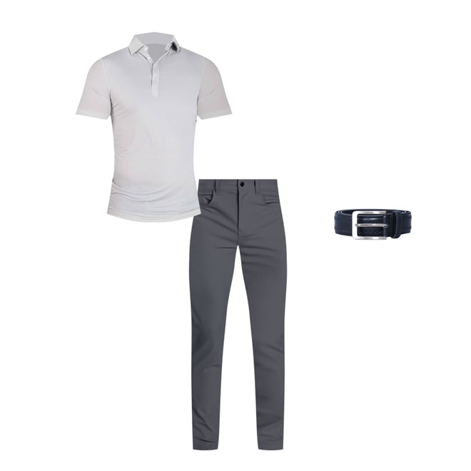 Athletic Fit Stretch Tech Chino - Charcoal Athletic Fit Stretch Tech Chino - Charcoal