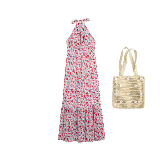 Halter Midi Dress