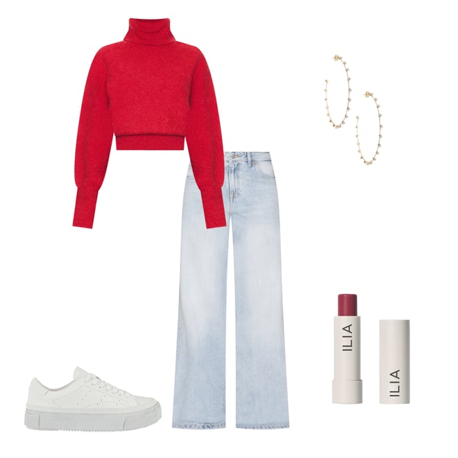 3rd bundle featuring 4 items which compliment Elya Turtleneck Sweater