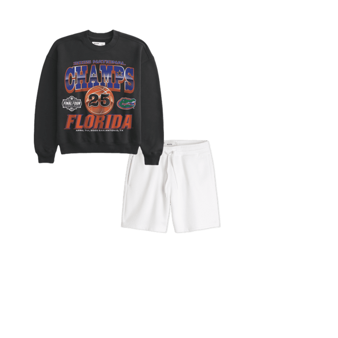 Boxy Florida Gators National Championship Graphic Sweatshirt