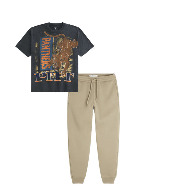 Boxy Pitt Panthers Graphic Tee