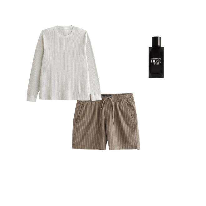 Linen-Blend Pull-On Short