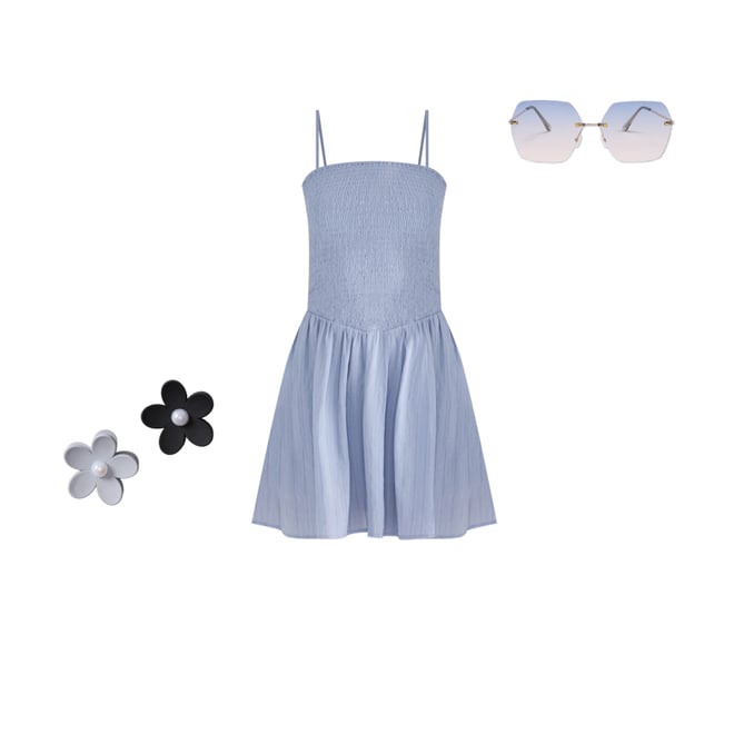 Solid Strapless V-Waist Mini Dress