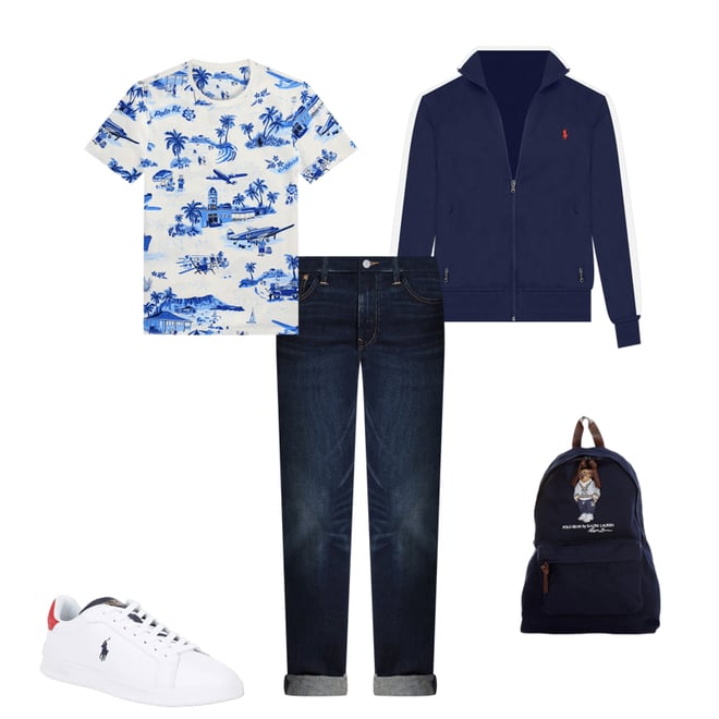 Polo Ralph Lauren Big & Tall Full-Zip Track Jacket | Dillard's Polo Ralph Lauren Big & Tall Full-Zip Track Jacket | Dillard's