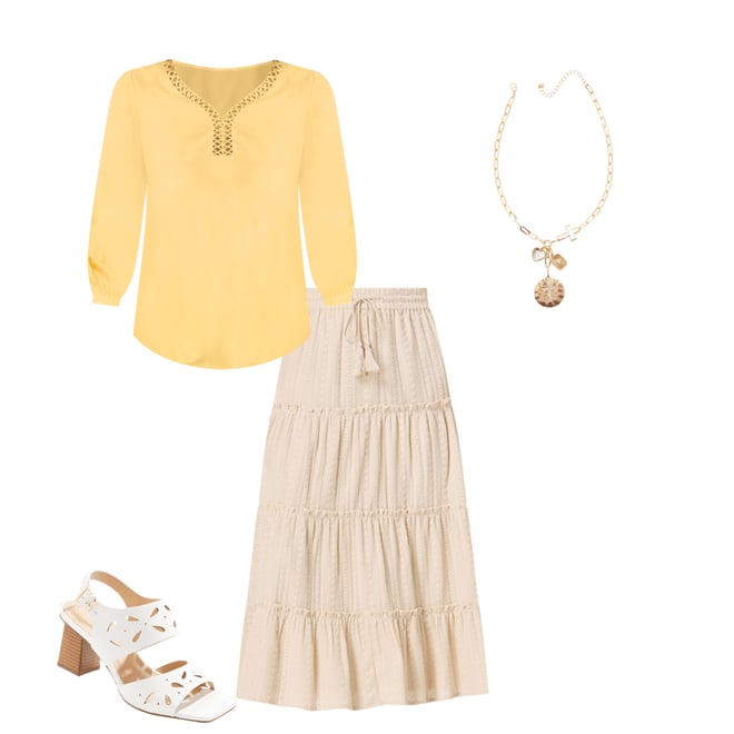  Cato Fashions | Cato Inspirational Gold Charm Chain Necklace
