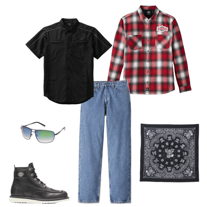 さばお Men's Performance Bar & Shield Shirt | Harley-Davidson USA