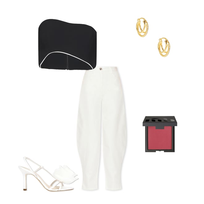 2nd bundle featuring 4 items which compliment High-Waist Barrel Jeans