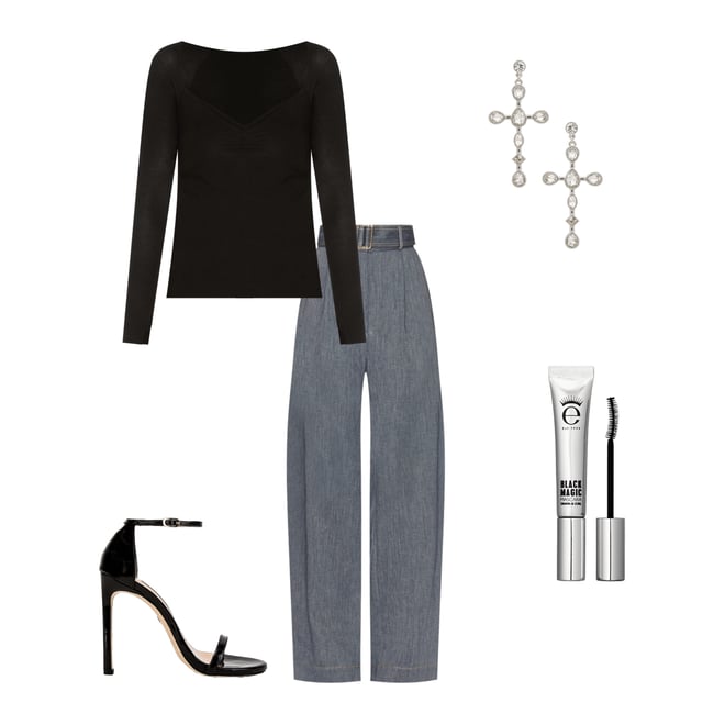 1st bundle featuring 4 items which compliment Pleated Barrel Trouser