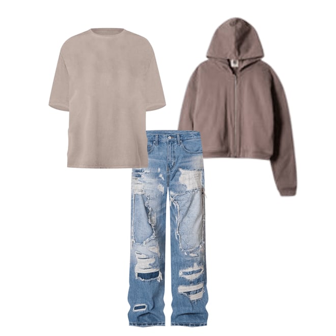 The Perfect Zip Up Hoodie - Grace Gray | mnml | shop now