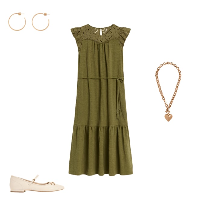 2nd bundle featuring 3 items which compliment Juliet Broderie Midi Dress
