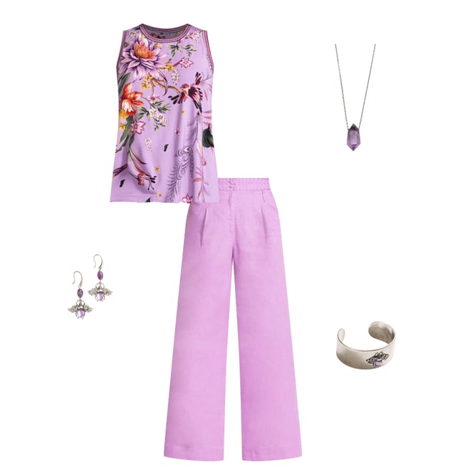 Buy WIDE LEG PLEAT PANT | Johnny Was