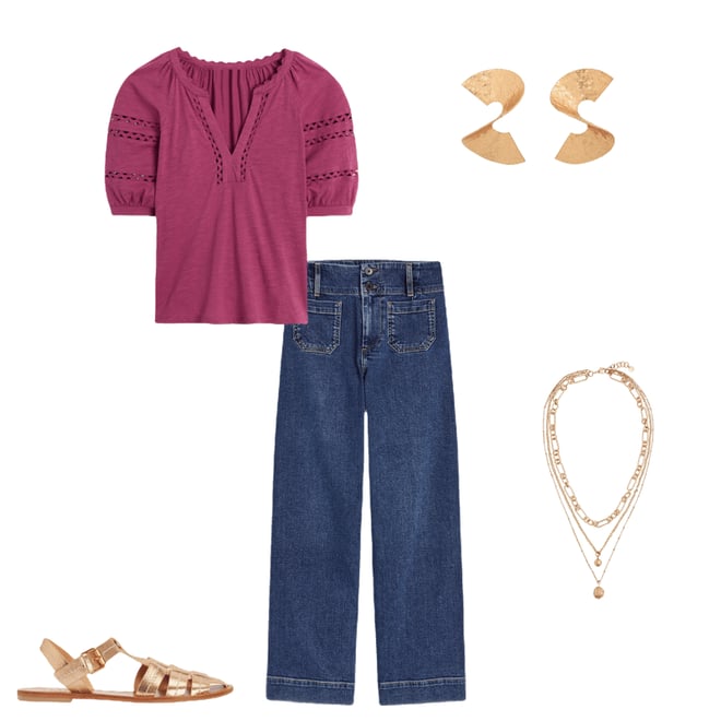 1st bundle featuring 4 items which compliment Maisy Rikrak Trim Top