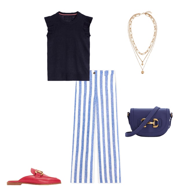 1st bundle featuring 4 items which compliment Josie Frilled Linen Tank