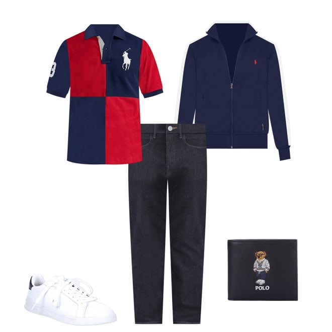 Polo Ralph Lauren Big & Tall Full-Zip Track Jacket | Dillard's Polo Ralph Lauren Big & Tall Full-Zip Track Jacket | Dillard's