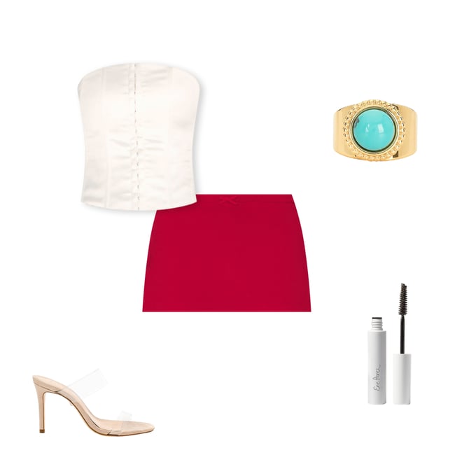 3rd bundle featuring 4 items which compliment Knit Mini Skort